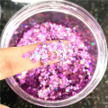 Multi Colors Pentagram Glitter Flake Sternform Kristallschlamm Schleim PET-Pailletten